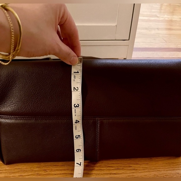 Lazaro Tika Full-Grain Leather Tote Bag & Detachable Pouch - Picture 6 of 8